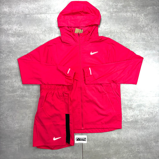 Nike Adobe Pink Windbreaker Set & Adobe Pink Challenger Shorts Set