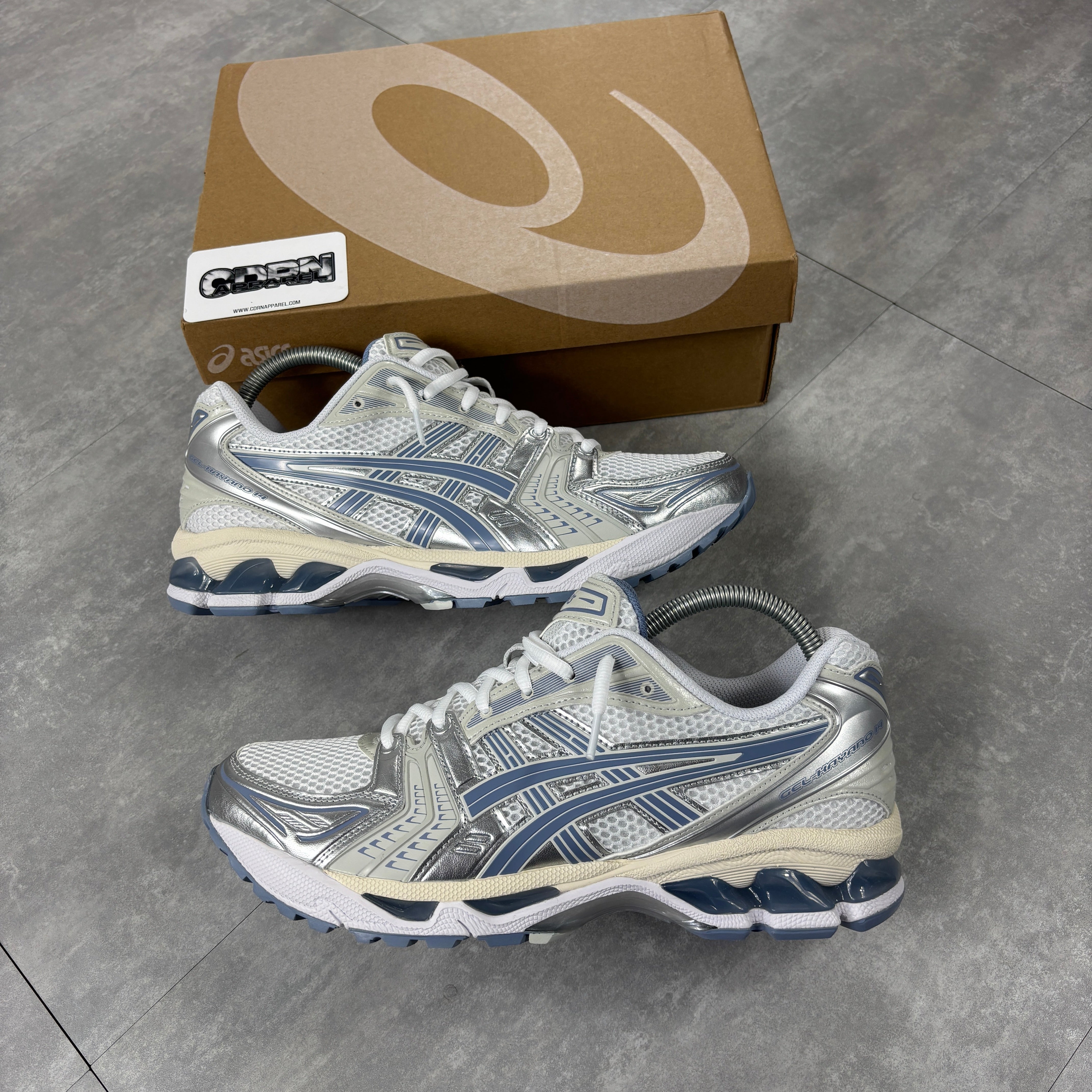 Asics Kayano 14 - White Light Navy