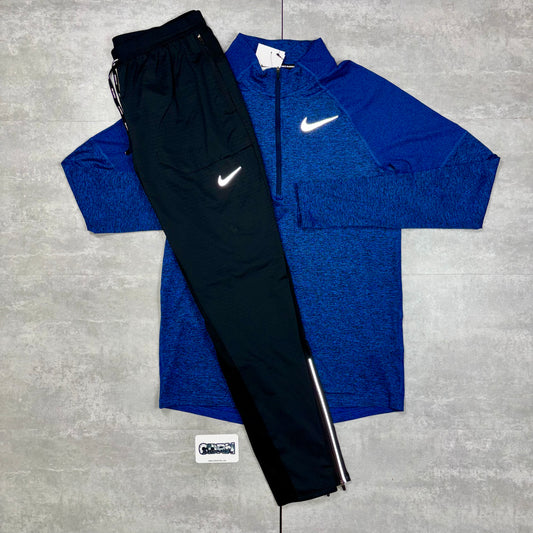 Nike Element 2.0 1/4 Zip Royal Blue & Black Phenoms Pants Set