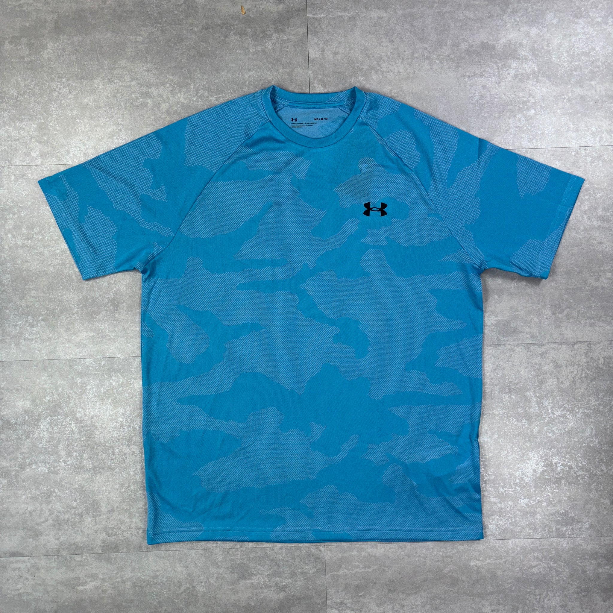 Under Armour Camo T-shirt - Aqua Blue