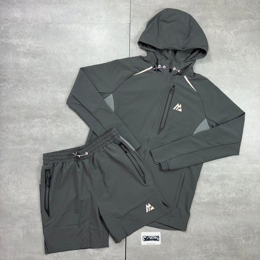 Montirex Lumos Windbreaker & Shorts Set - Grey