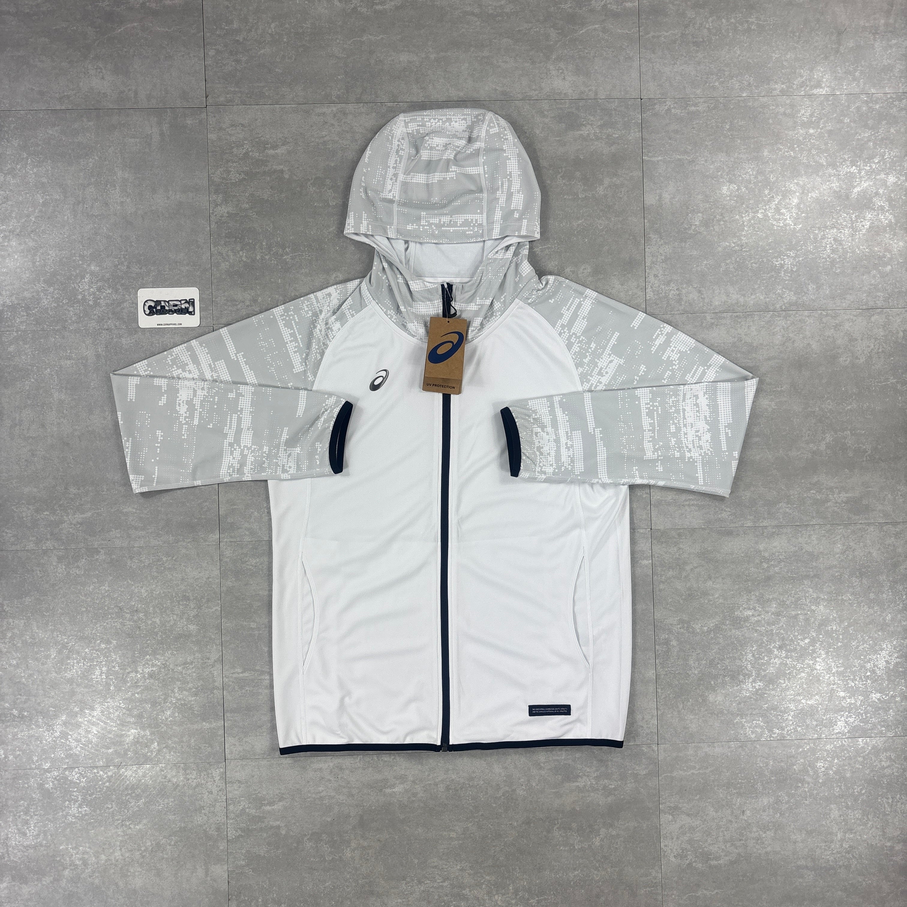 Asics Waterproof Digital Windrunner White Bundle