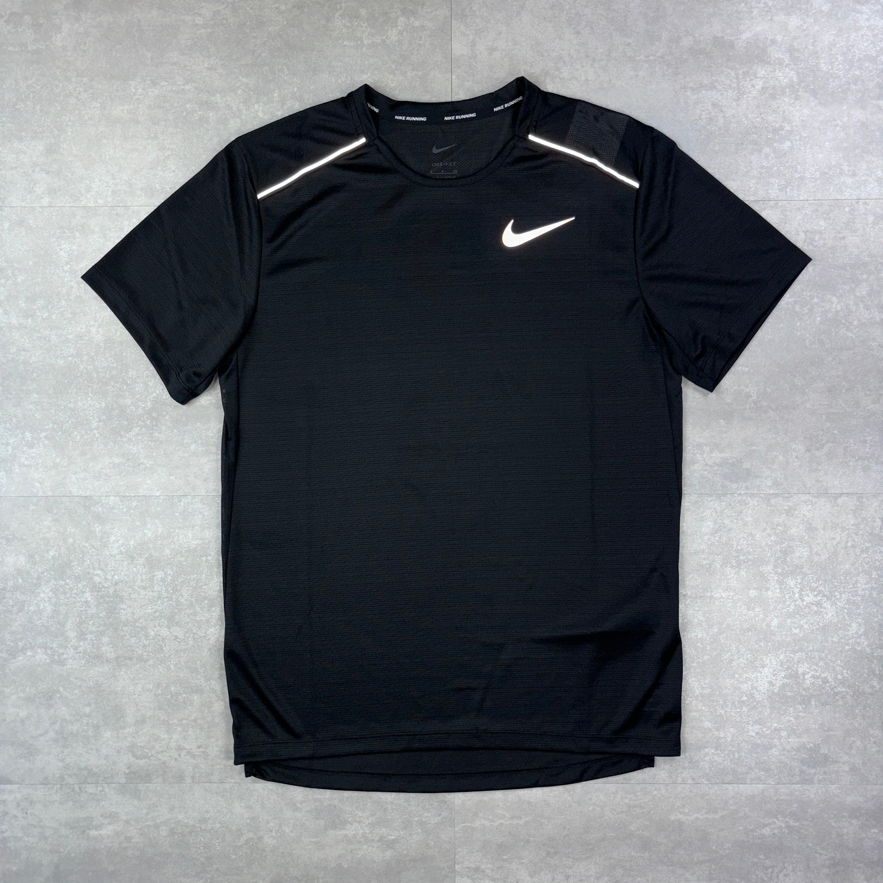 Nike Miler 1.0 Black & Black Flex Strides Shorts Set