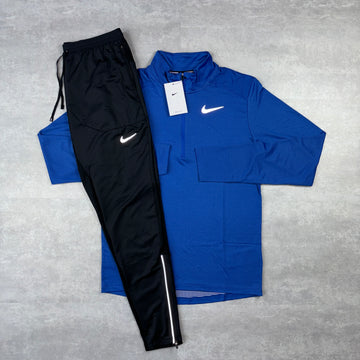 Nike Pacer 1/4 Zip Blue & Black Phenoms Pants Set