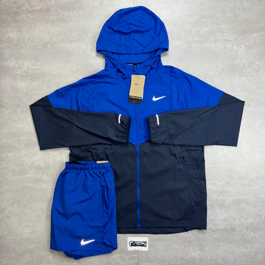 Nike Royal Blue Windbreaker Set & Royal Blue 5” Challenger Shorts