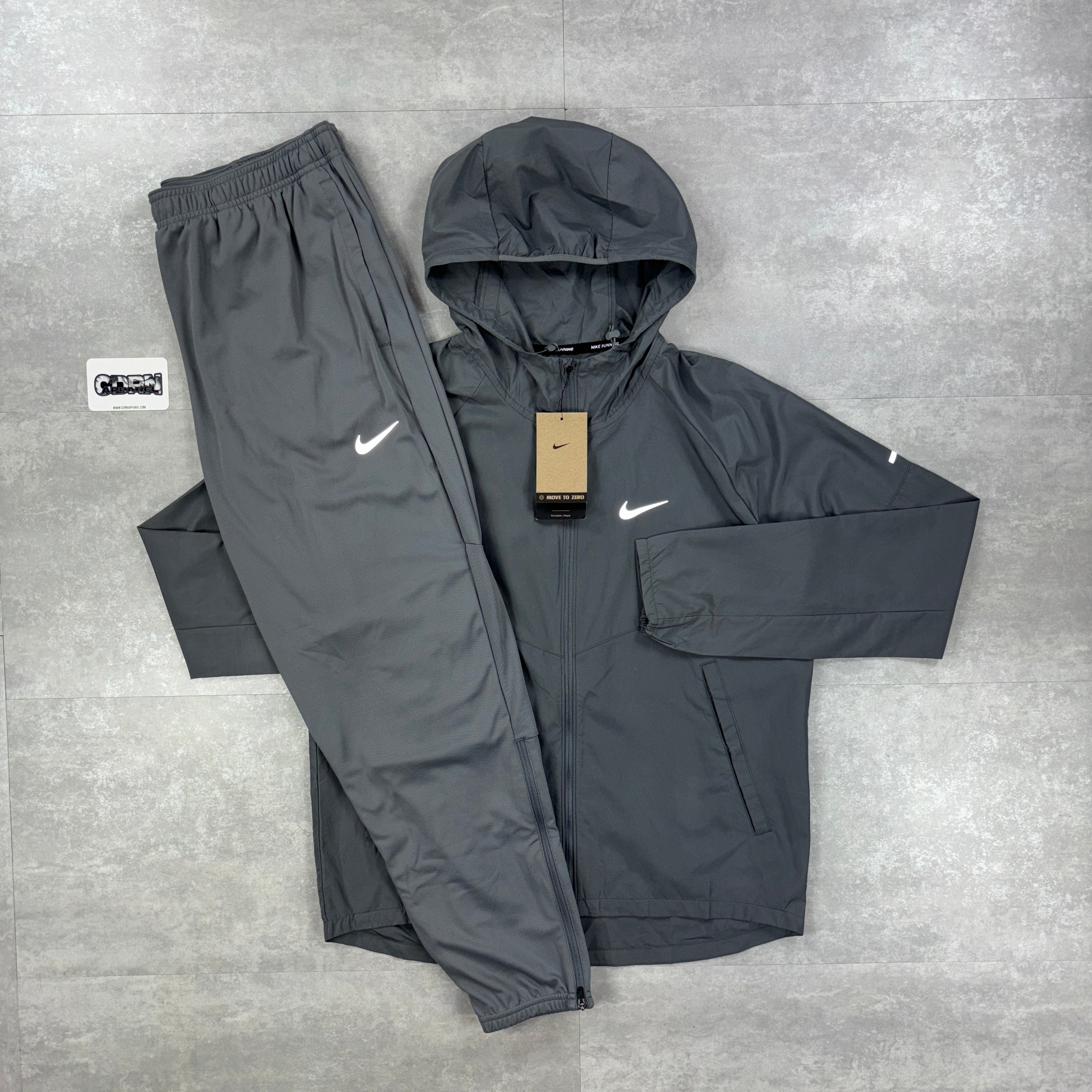 Nike Miler Repel Windbreaker Jacket - Grey