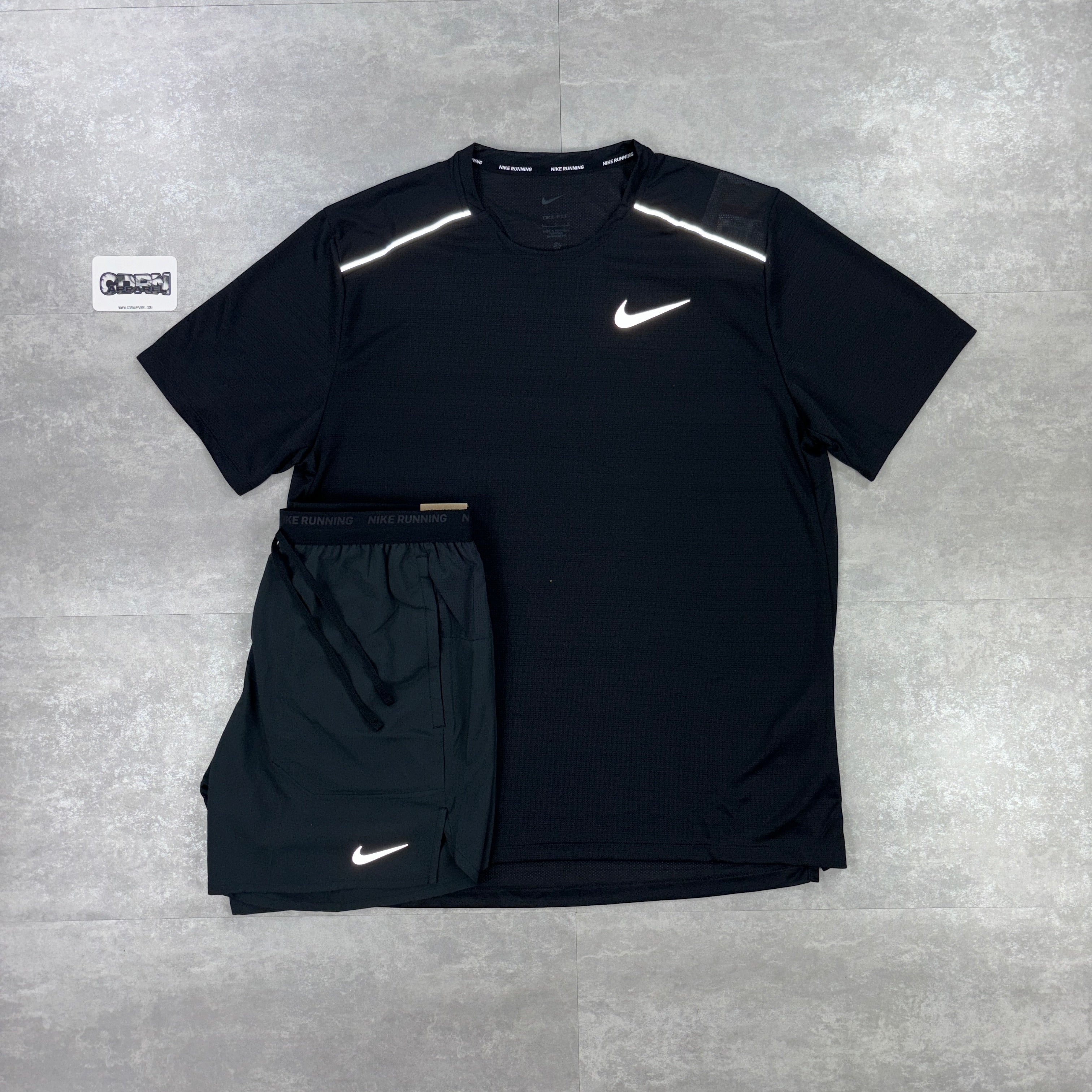 Nike Miler 1.0 T-Shirt - Black