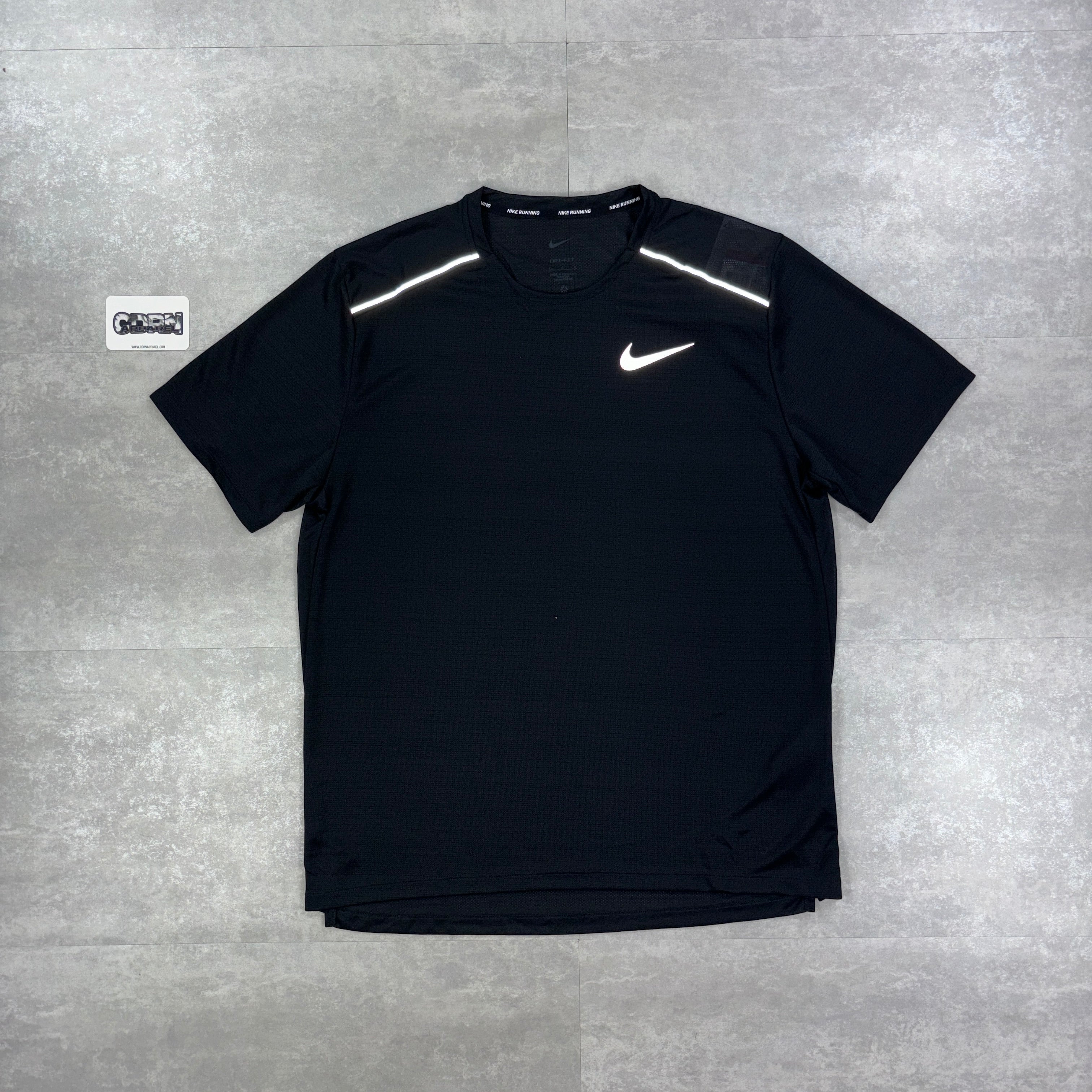Nike Miler 1.0 T-Shirt - Black