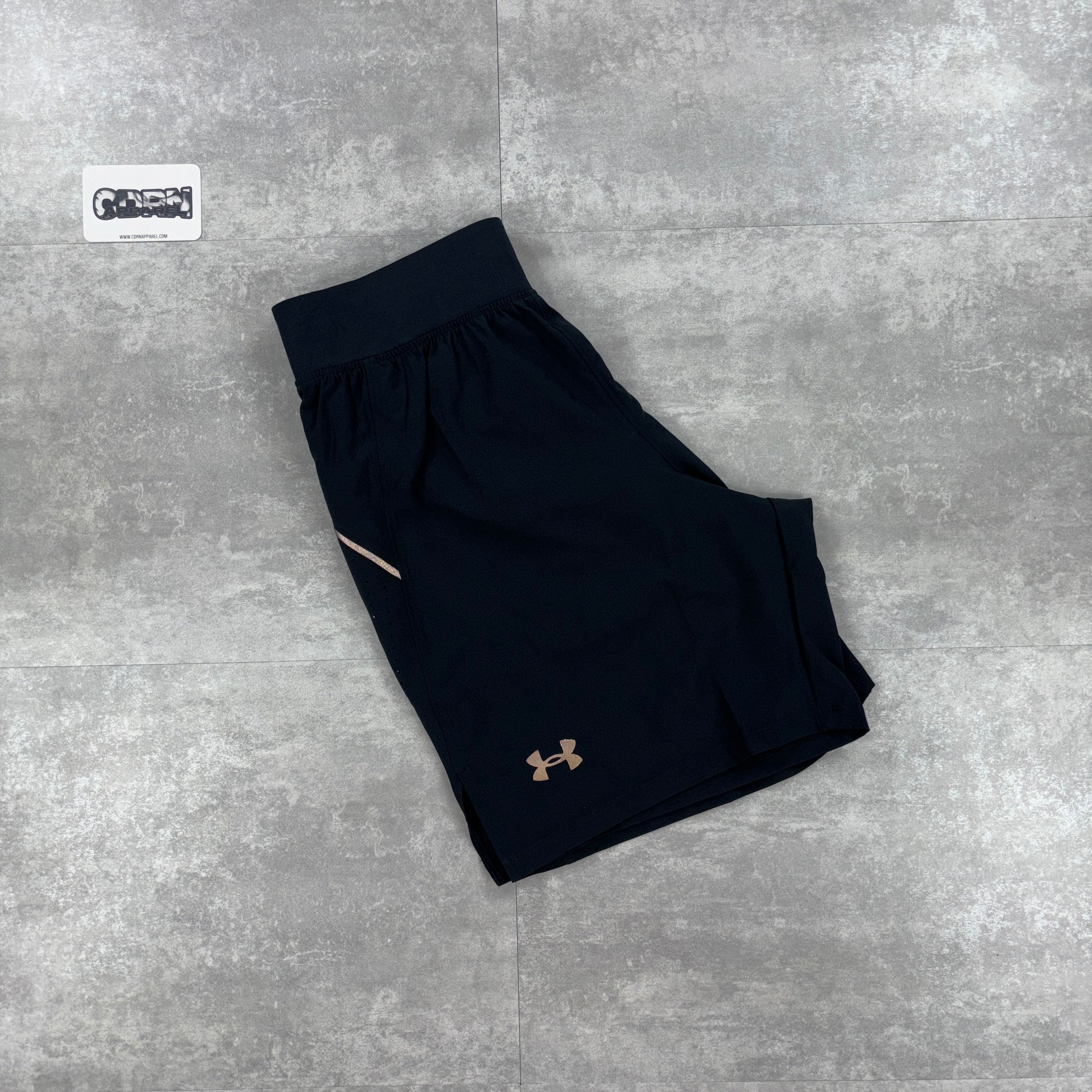 Under Armour 7” Speed Pocket Shorts - Black