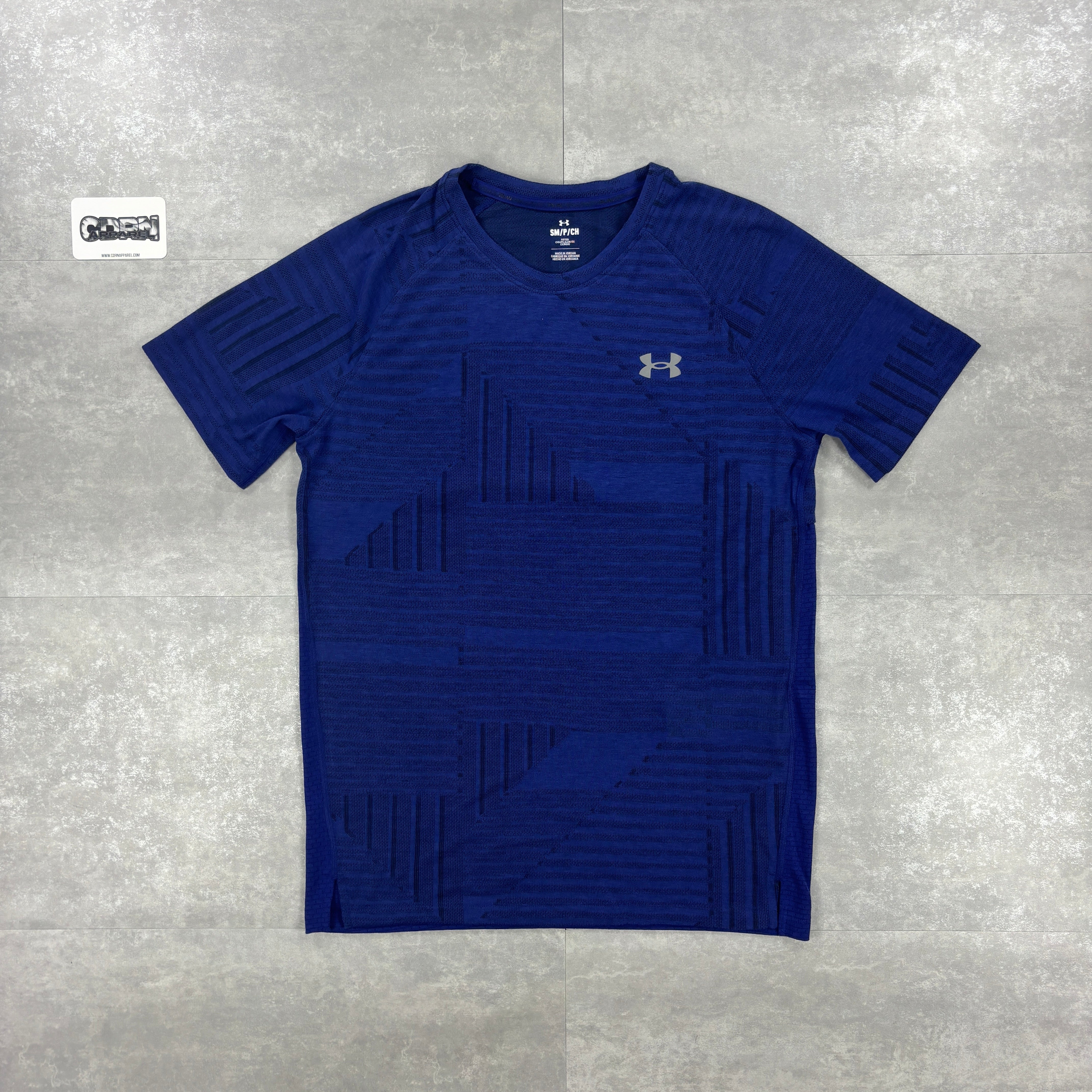 Under Armour Navy Vent T-Shirt & Black 7” Speed Pocket Shorts